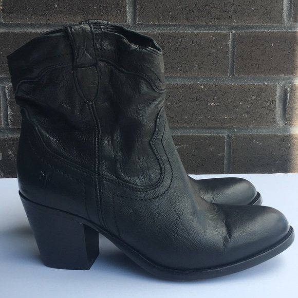 Frye Shoes - FRYE Leather Ankle Boots